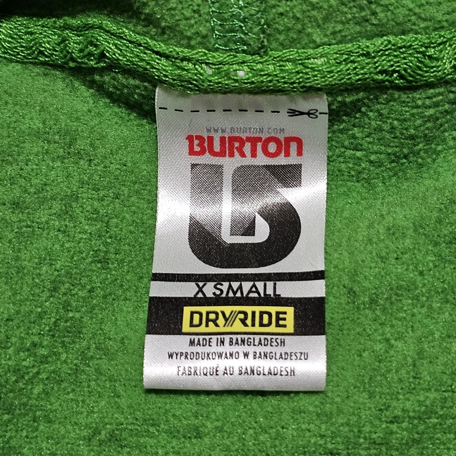 burton dryride striped hooded jacket