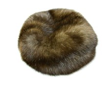 Stay warm and stylish with our Russian Sable Fur Beret | Buy...