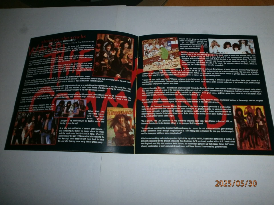 W.A.S.P.: The Last Command digipak (1985, + 7 bonus tr., Snapper Classics UK 199 - Bild 4 von 4