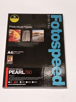 Fotospeed 7D589 - A4 - Photo Smooth Pearl 290 g/m² Inkjetpapier - 50er Pack