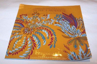 WOMENS FRAGONARD ROSE LAVANDE LAVENDER 2 ML TOWELETTE EDP Perfume PEAR VIOLET