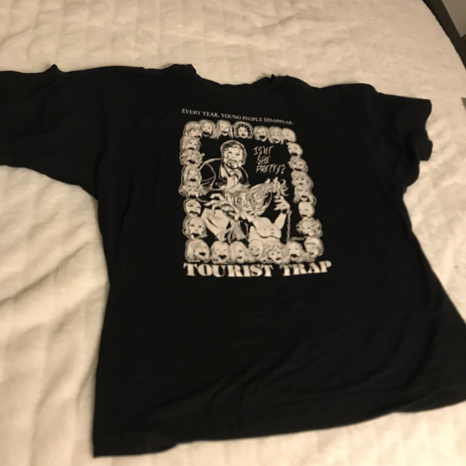 Tourist Trap The Graveyard Fright Rags RARE TShirt Horror Movie Promo