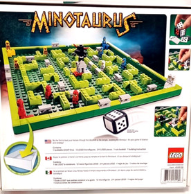 Lego Minotaurus Game Model 3841 Dice Looks Damaged Seems Complete See Photos