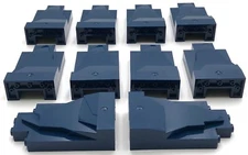Lego 10 New Dark Blue Rock Panels 2 x 4 x 6 Pieces
