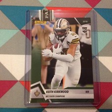 Keith Kirkwood RC Temple Saints Green 8/10 Made 2018 Panini Instant South Champs