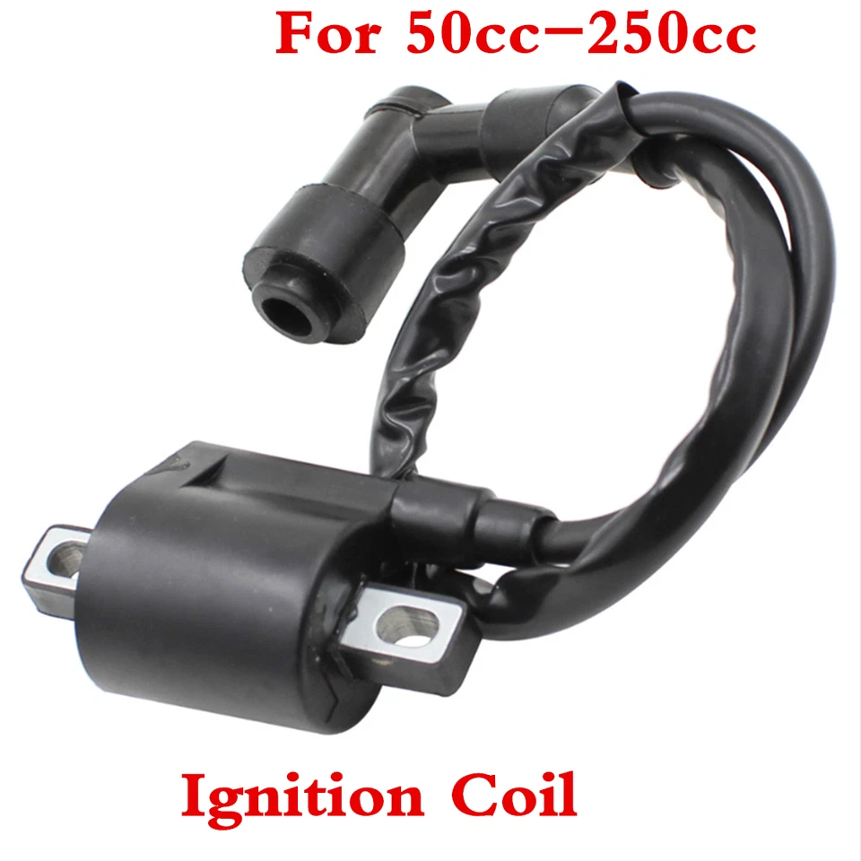 Motorcycles Scooters Coils Ignition 12V 90° Elbow Cap Spark Plug Wire 50CC-250CC - Image 3 of 4