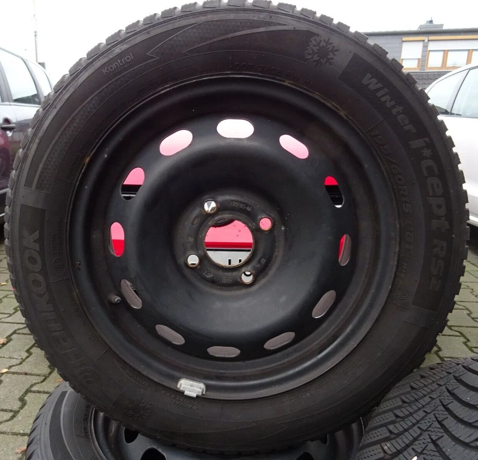 Winterkompletträder FORD Fiesta (2017 -) 195/60R15 M+S 6Jx15H2, ET 45, DOT 3319 - Bild 3 von 4