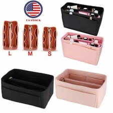Multi pocket Felt Purse Handbag Organizer Insert Storage Tote Shaper Liner Bag