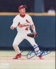 JOE MCEWING ST. LOUIS CARDINALS SIGNED AUTOGRAPHED 8X10 PHOTO W/ COA