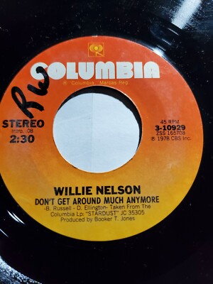  Willie Nelson - Don't Get Around Much Anymore / September Song - VG+ F75