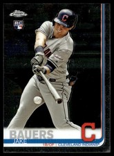 2019 Topps Chrome Jake Bauers Rookie Cleveland Indians #71
