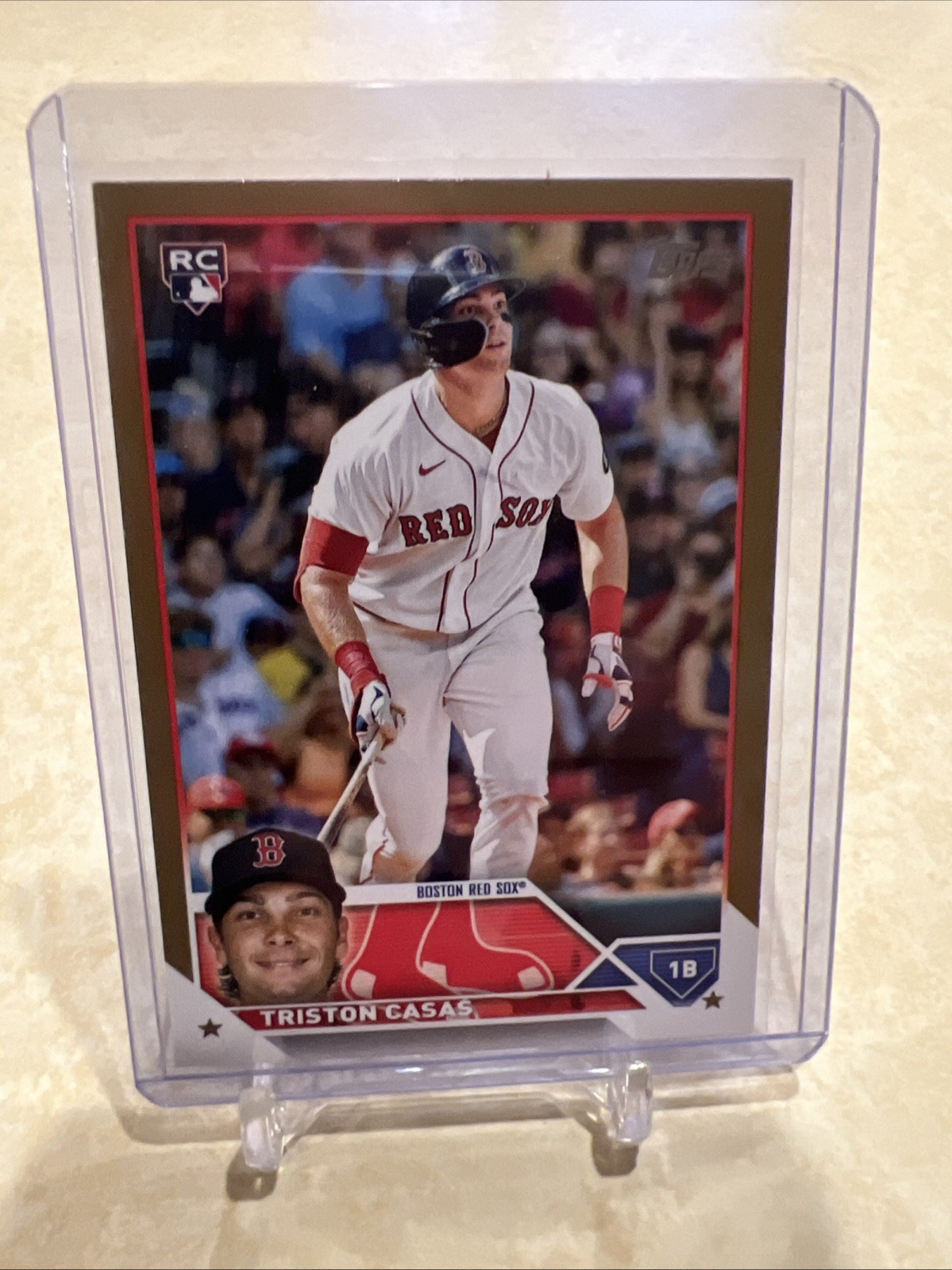 2023 Topps Series 1- Triston Casas Gold #92 (RC) #1713/2023