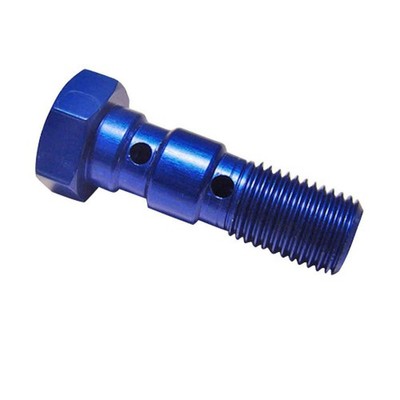 MATTHIES Double Banjo Bolt 3/8-24 Blue