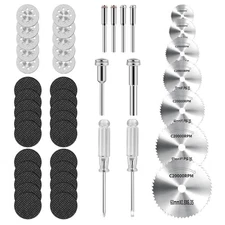 45Pcs  Cutting  Wheel Kit for  Dremel Rotary Tools,  Diamond  Cutting  Discs,