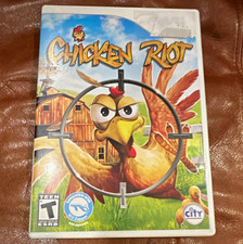 Chicken Riot Nintendo Wii CIB Complete, T, NTSC City  Interactive 2007