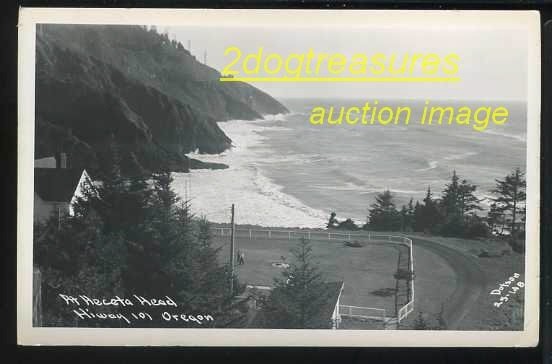 RPPc At Heceta Head Hiway 101 Or Oregon Wardport Yachats Florence Old Lane Count