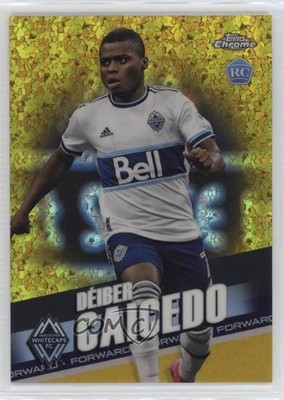 2022 Chrome MLS Gold Mini-Diamond Refractor 32/50 Deiber Caicedo Rookie RC 0vl1