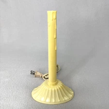 1 Vintage Electric Drip Candle Single Light Candolier Candelabra Plastic NO BULB
