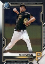 2021 Bowman Chrome Draft #BDC151 Po-Yu Chen - BB