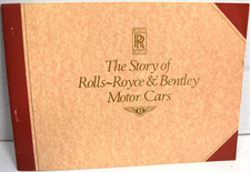 THE STORY OF ROLLS ROYCE & BENTLEY MOTOR CARS BOOK *VERY GOOD*