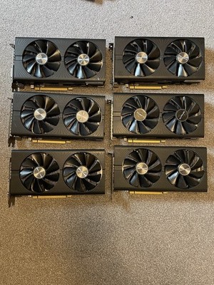 6x AMD Radeon saphierre RX570 8GB Defekt