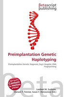 Preimplantation Genetic Haplotyping Lambert M. Surhone