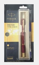 @Parker Vector Timecheck Gold Trim Roller Ball Pen U214