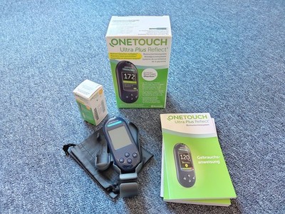 OneTouch Ultra Plus Reflect  Blutzuckermessgerät + Zubehör