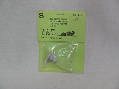 V&T SHOPS Sn3 CONVERSION CAN MOTOR REGEAR MOUNT FOR TYCO MANTUA 4-6-0 NEW NWSL