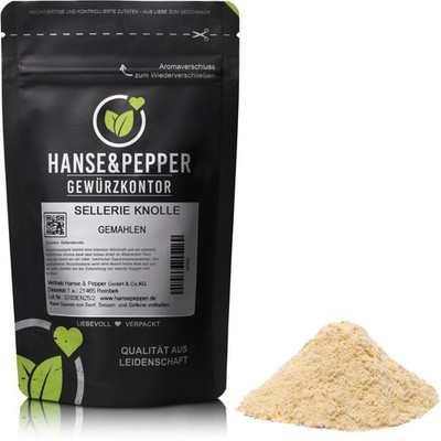 500g Sellerieknollen gemahlen Sellerie Knolle Pulver Sellerieknolle Suppengewürz
