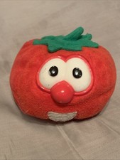 1999 Fisher Price VeggieTales Bob the Tomato Bounce N' Talk 5" Plush Not Working