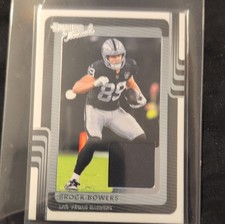 Panini Donruss Brock Bowers Football Card Raiders Memorabilia DTH-BBS 2025