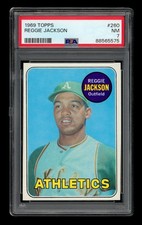 1969 Topps Set-Break #260 Reggie Jackson PSA 7 NM