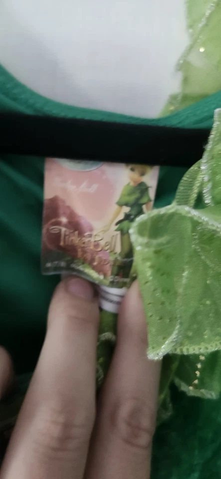 De colección Disney Store Tinkerbell Vestido Disfraz Niñas Halloween Dress-up M 7 8 Foto 4 de 4