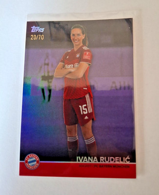 2021-22 Topps FC Bayern München Team Set - Ivana Rudelic /70 parallel