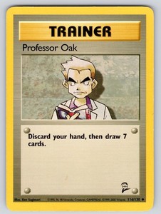 Professor Oak 116/130 Base Set 2