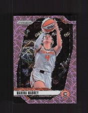 2024 Panini Prizm WNBA #132 Marina Mabrey Pink Velocity Prizms #/79