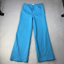 Rails Getty High Rise Wide Leg Jeans Women  s Denim Blue Size 29 button fly
