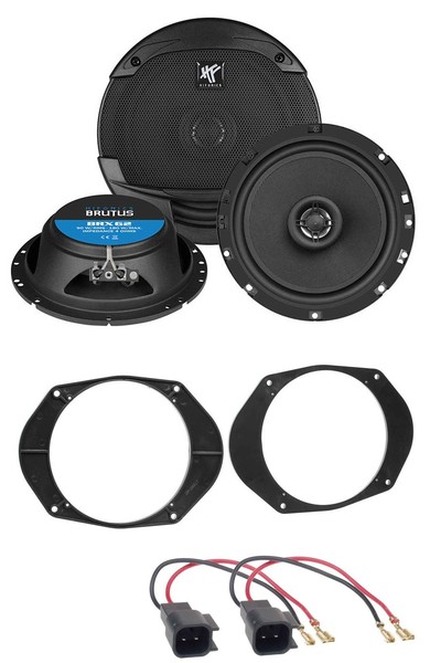Hifonics 180Watt 16,5Cm 2-Wege Lautsprecher FüR Ford Focus Ka FronttüR Heck Auto-image