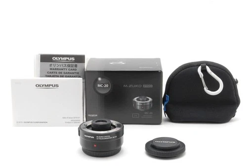 [Mint] Olympus MC-20 M.ZUIKO DIGITAL 2x Teleconverter Lens w/Box Case #1970