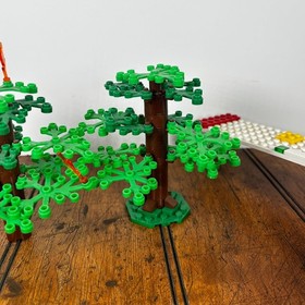 Lego City Fire Plane Rescue Set 4209 W/ Trees Incomplete Parts