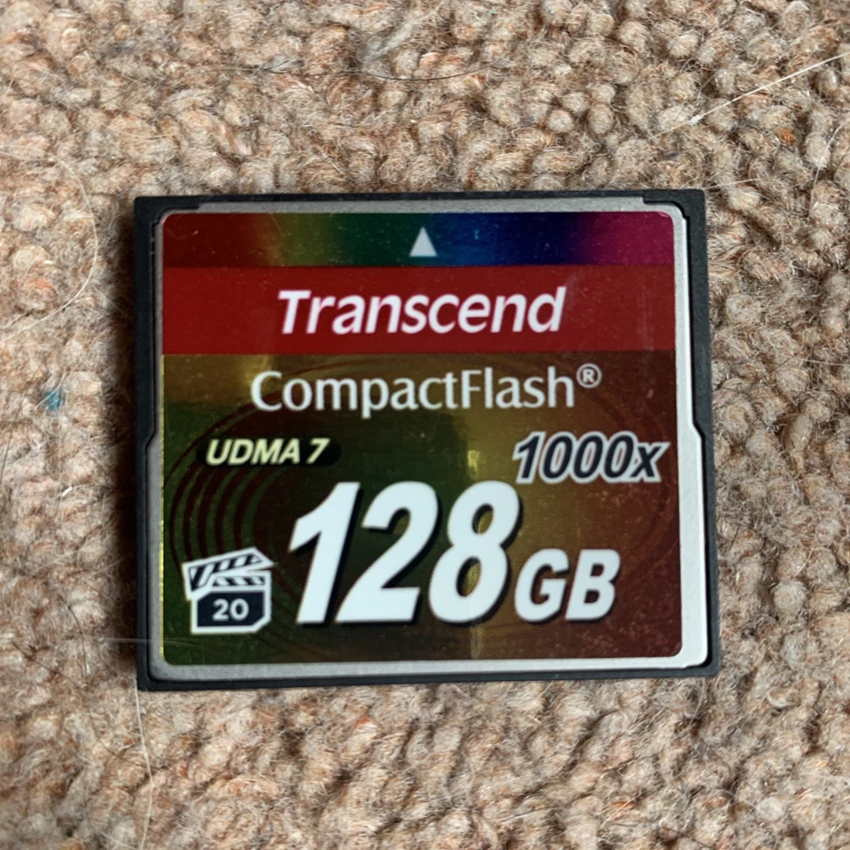 128GB Transcend 1000X UDMA 7 CompactFlash CF Memory Card - Image 3 of 4