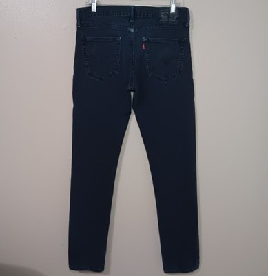 Levi s 511 Men's 31x33 Jeans Black Denim Slim Fit Zipper Fly