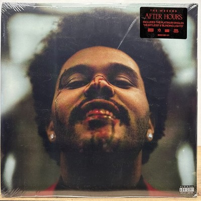The Weeknd - After Hours Clear w/Red Blood Splatter Vinyl LP | New XO