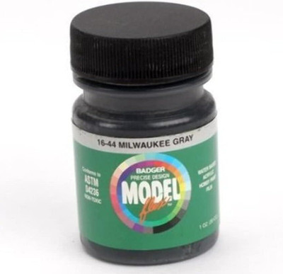 Badger 16-44 MODELFlex Acrylic Paint 1oz Milwaukee Road Gray