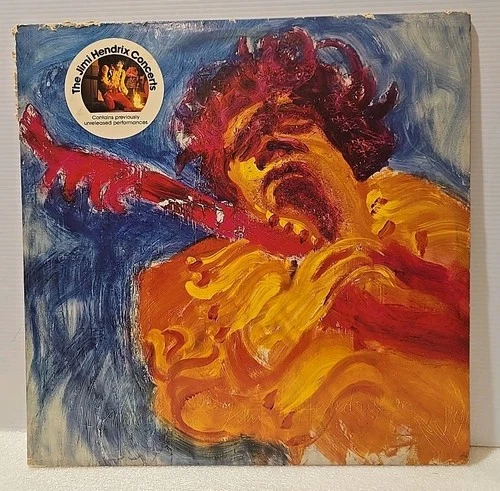 JIMI HENDRIX 2 LP SET – THE JIMI HENDRIX CONCERTS, 1982 Reprise, VINYL EXCELLENT