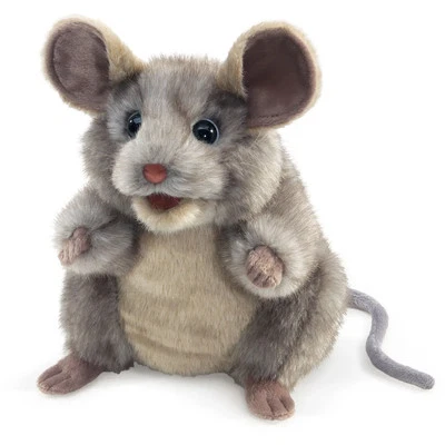 Grey Mouse / Graue Maus Folkmanis Puppets Handpuppe Plüsch (3202)
