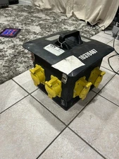 200 / 50 Amp CamLock Quad Box Cable Feeder Panel - Cam Splitter Panel