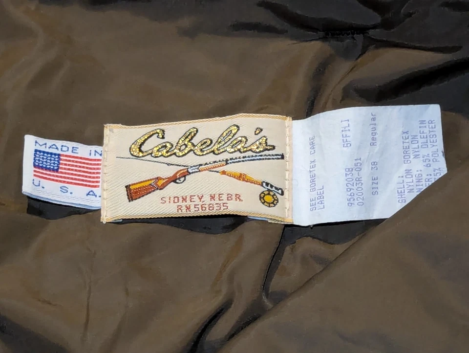 Pantalones Camuflados Cabelas De Colección Para Hombre 38 Pato Caza Gore-Tex Años 80 Piel de Rana Hechos en EE. UU. Foto 2 de 3