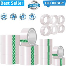 Packing Tape/Parcel Tape - 6 Pack Rolls of Heavy Duty Clear Tape, 48mm x 66m ...